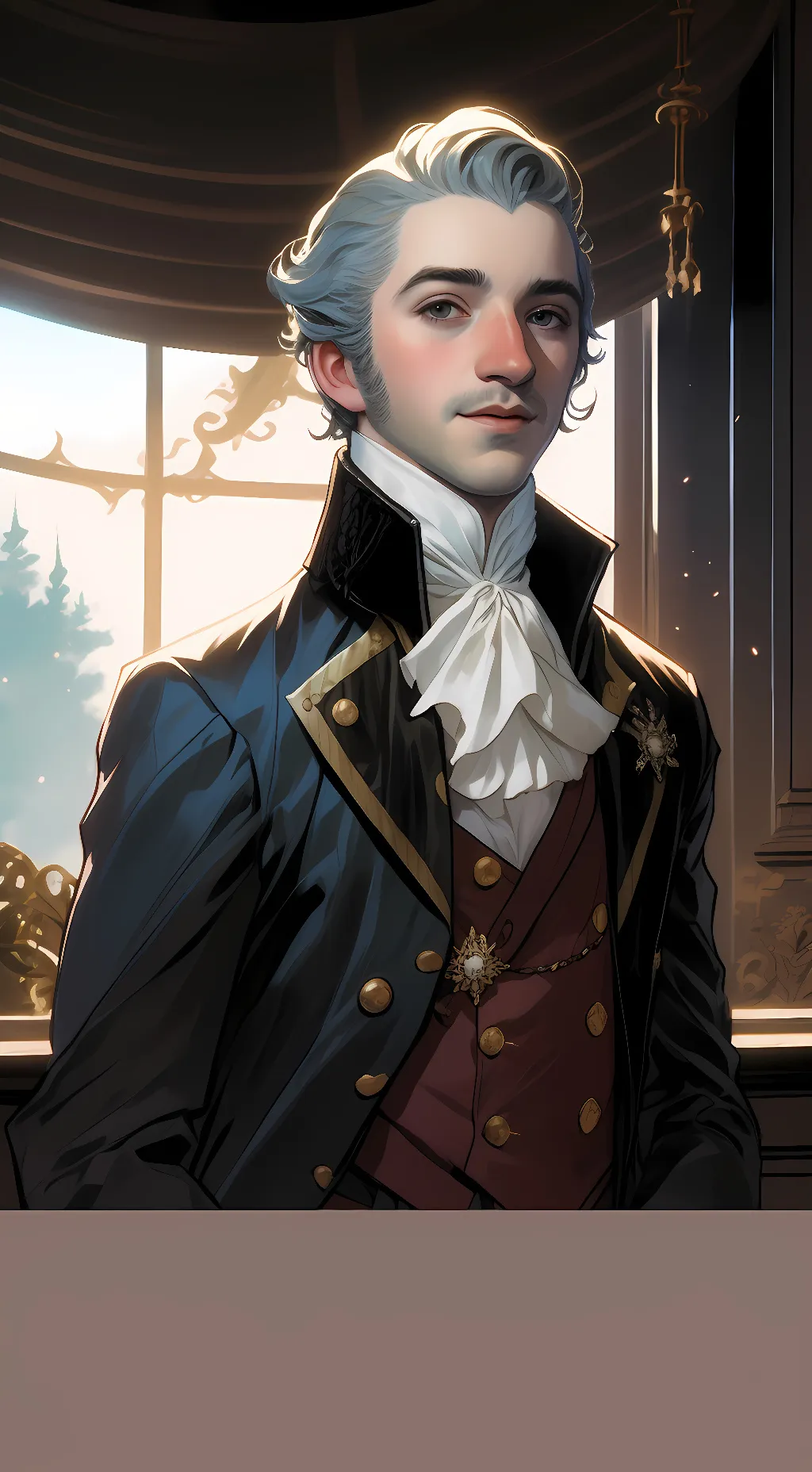 ai character: John Laurens  background