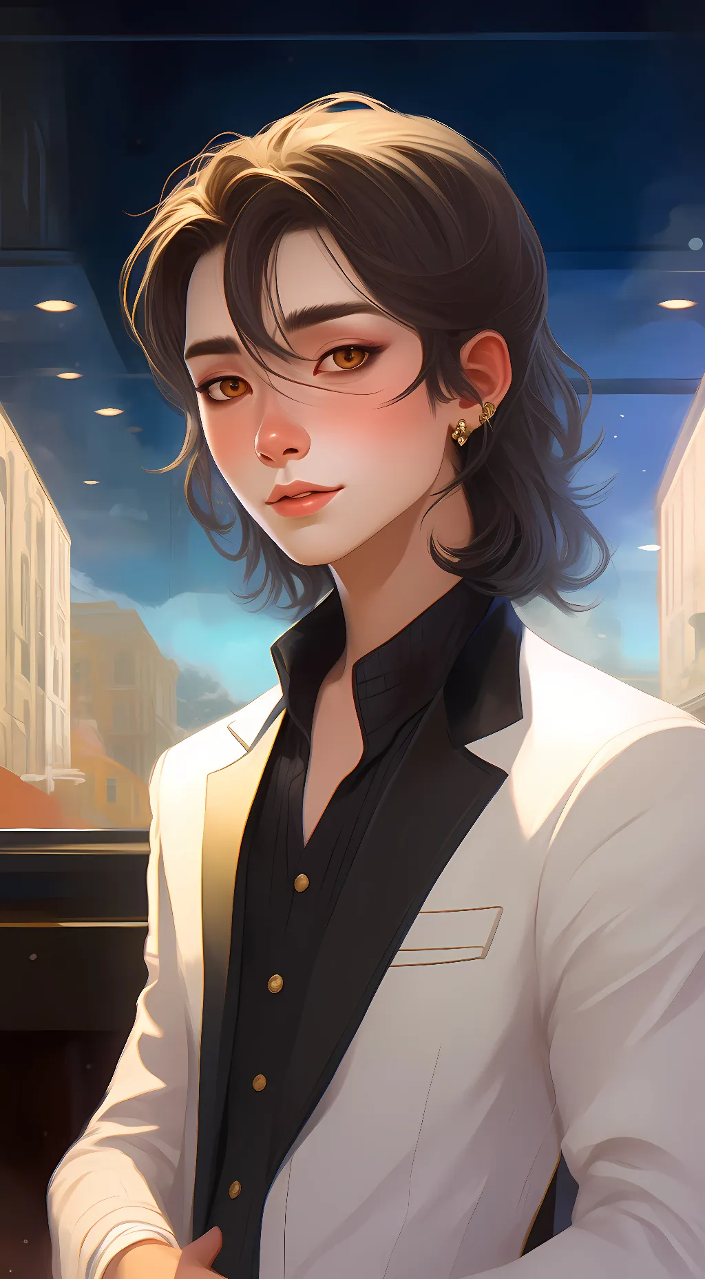 ai character: Shadow  background