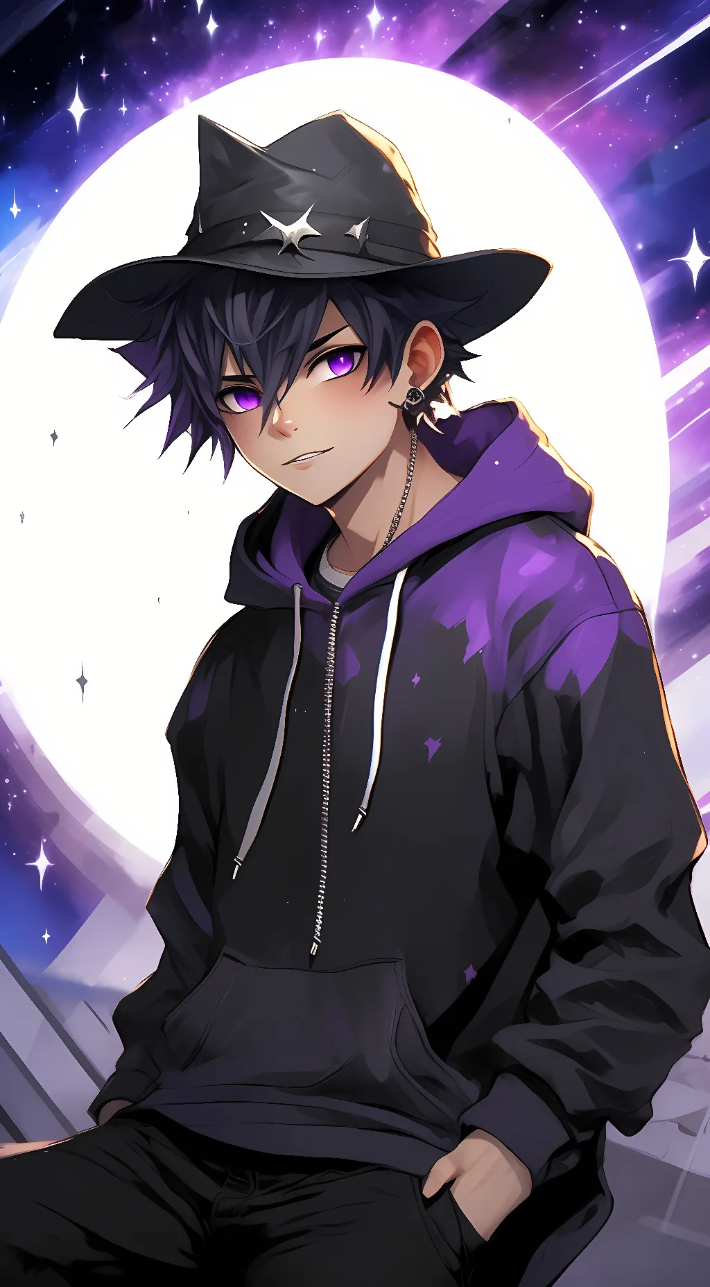 ai character: ominous nebula  background