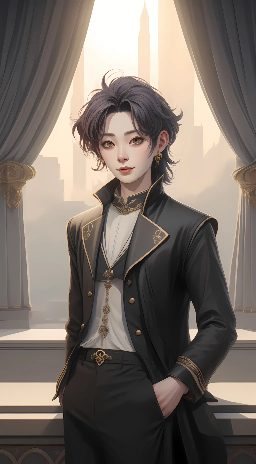 ai character: keep background