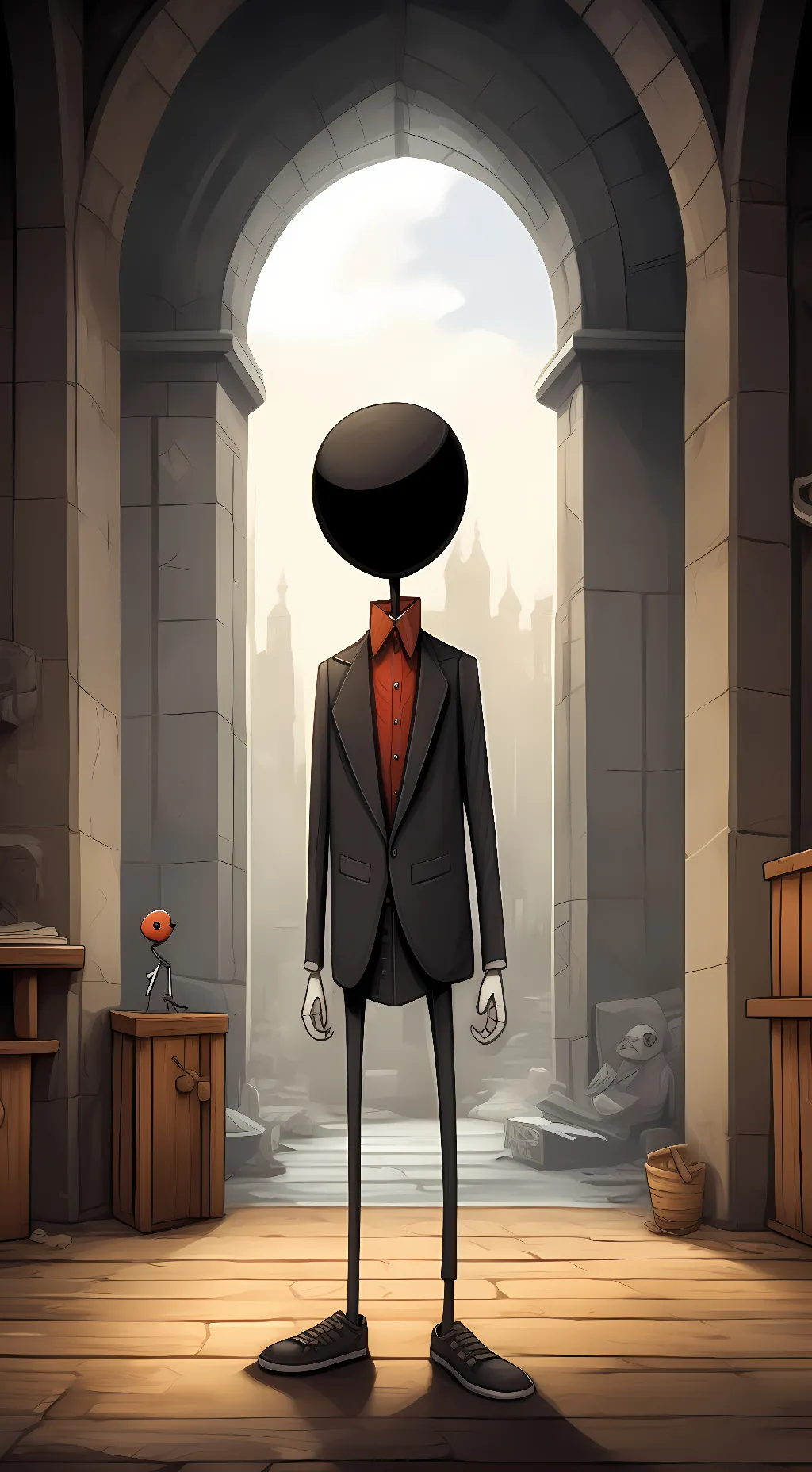 ai character: hora background