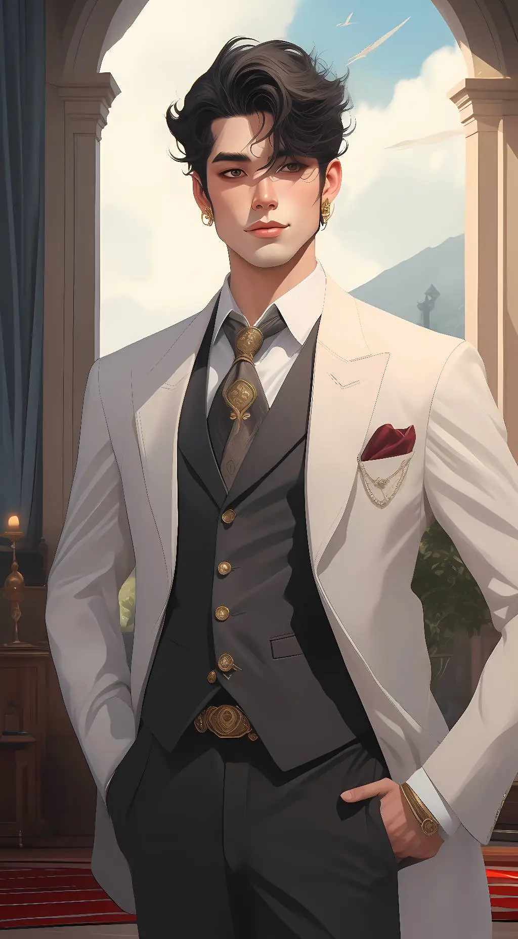 ai character: camron background