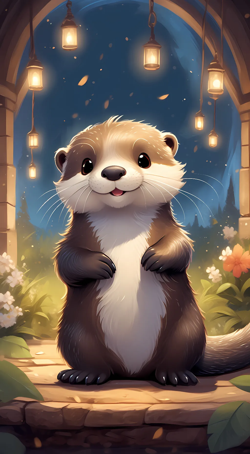 ai character: Fuzzible background