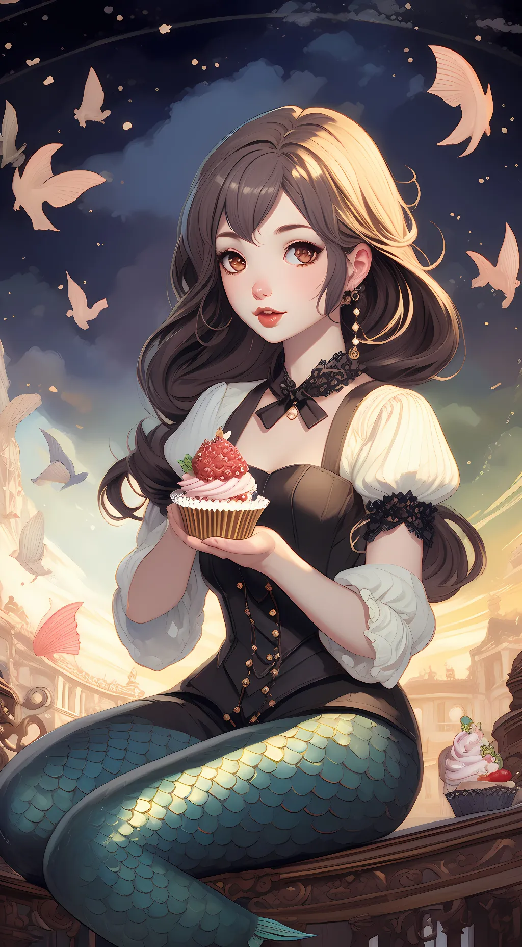 ai character: Lila background