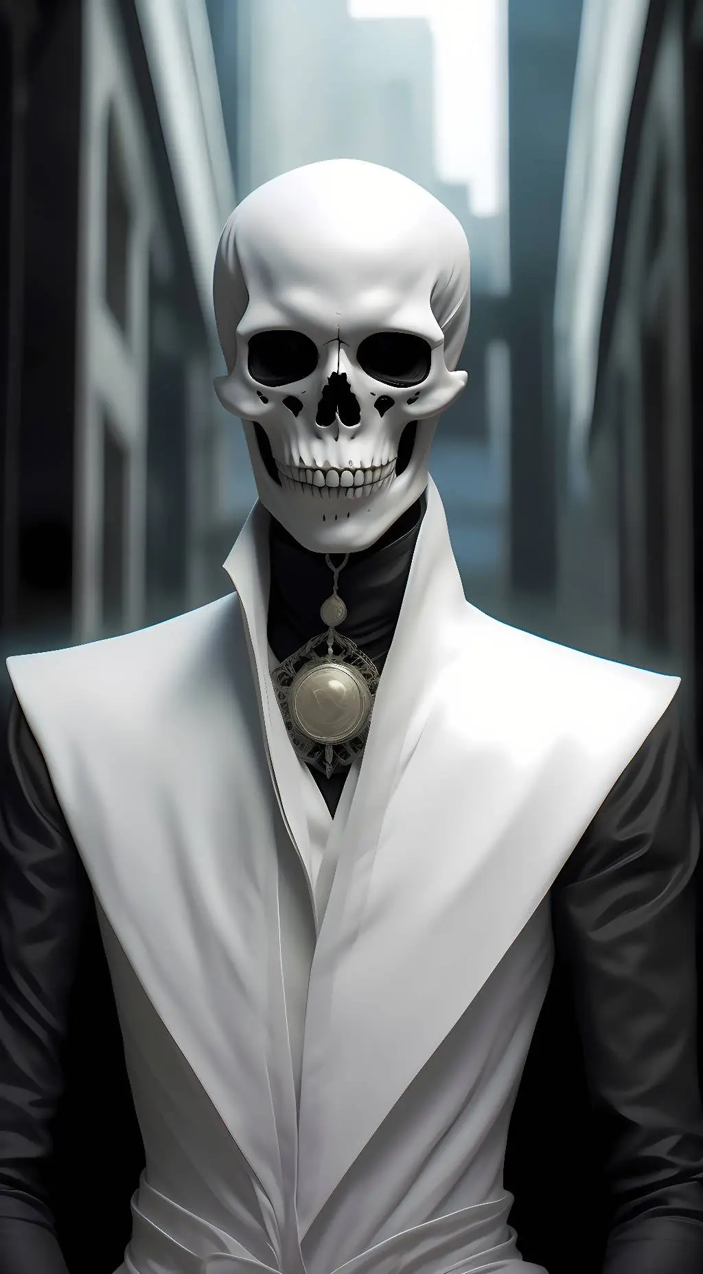 ai character: W.D. Gaster background