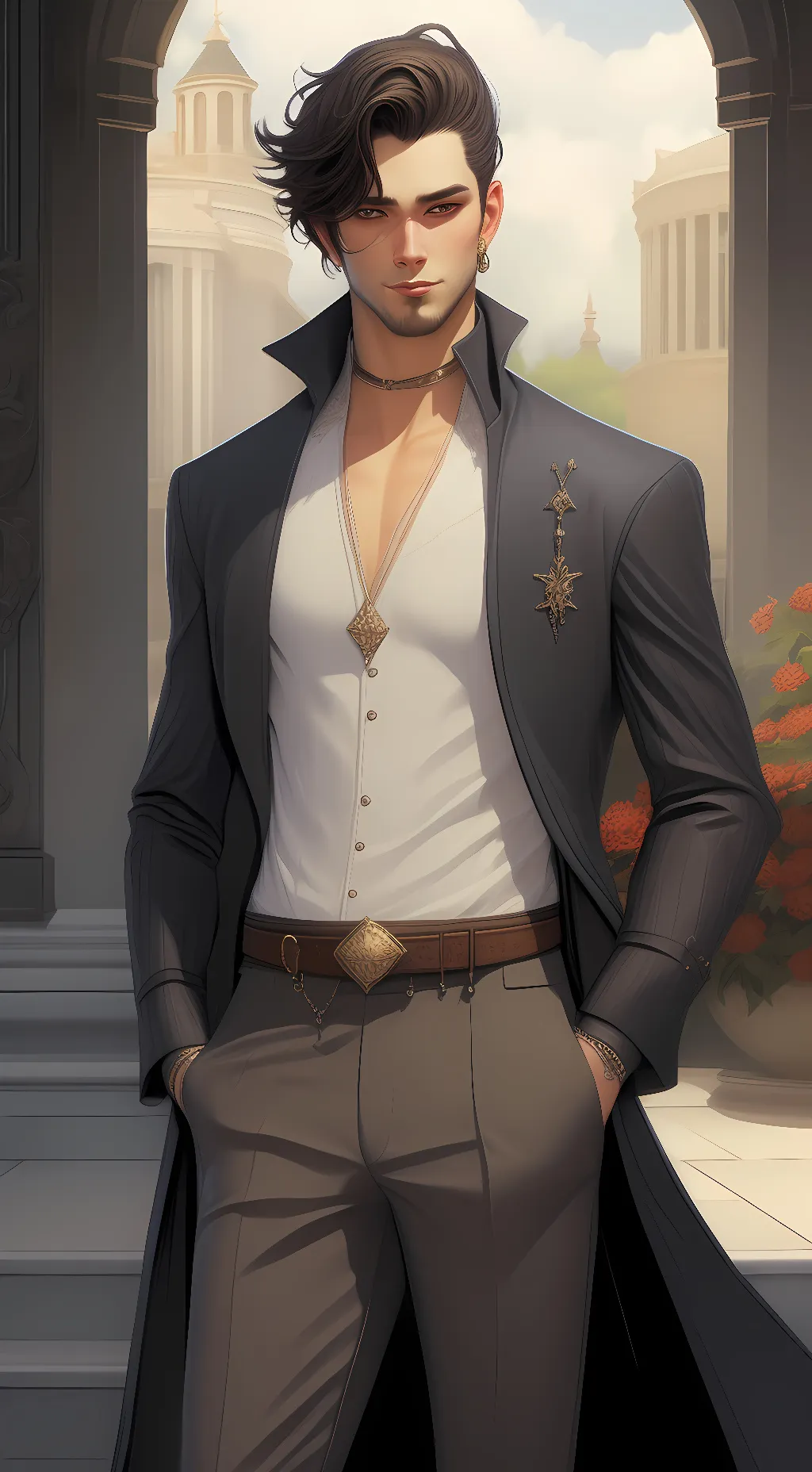 ai character: andy background