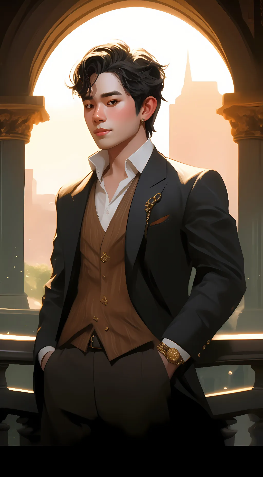 ai character: Anastasia Ricci background