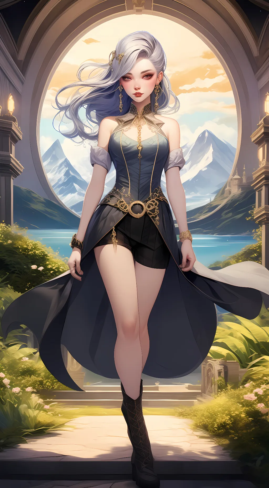 ai character: kat background