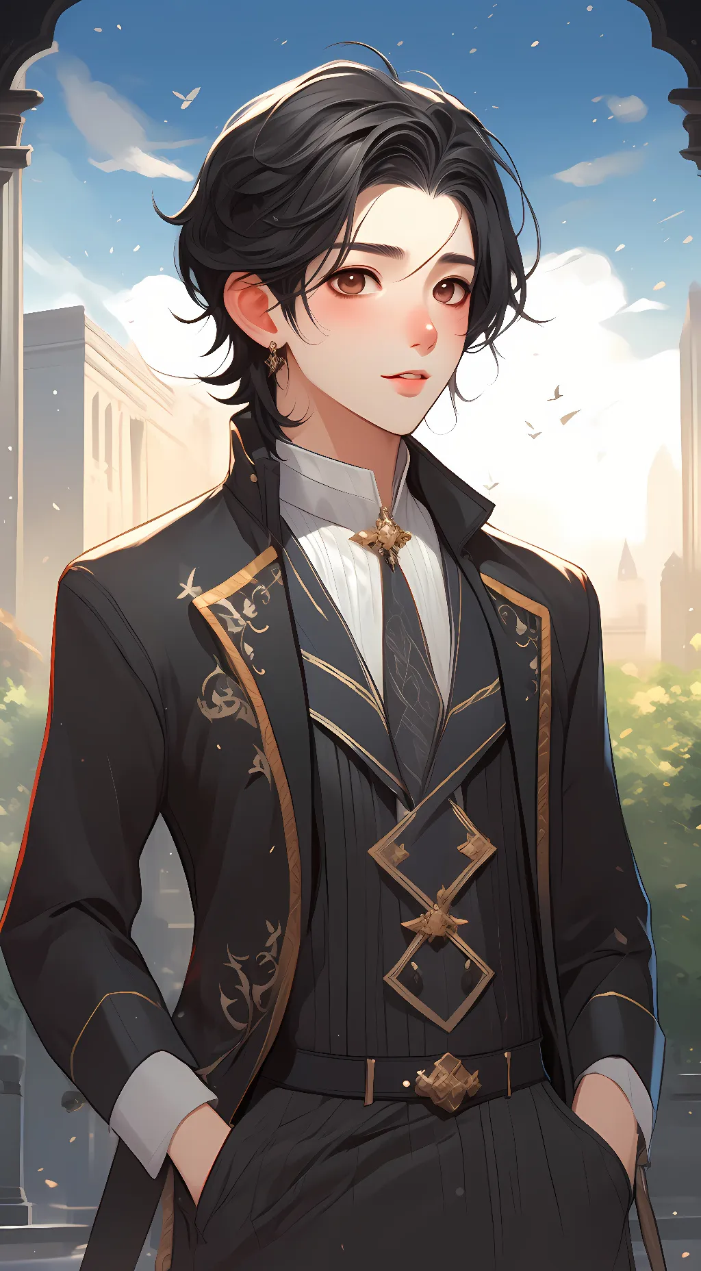 ai character: Adam background