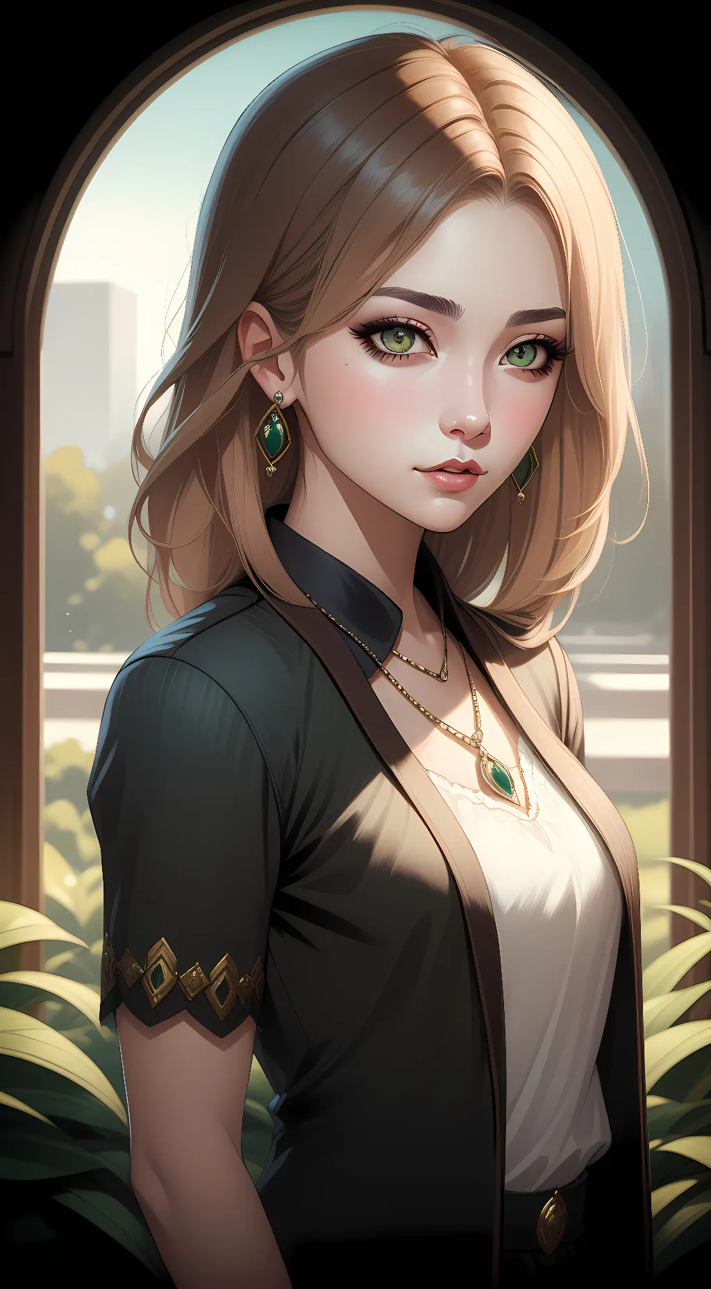 ai character: Grace  background