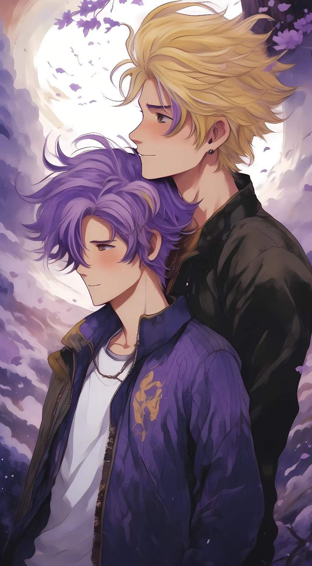 ai character: Shinso and Denki background