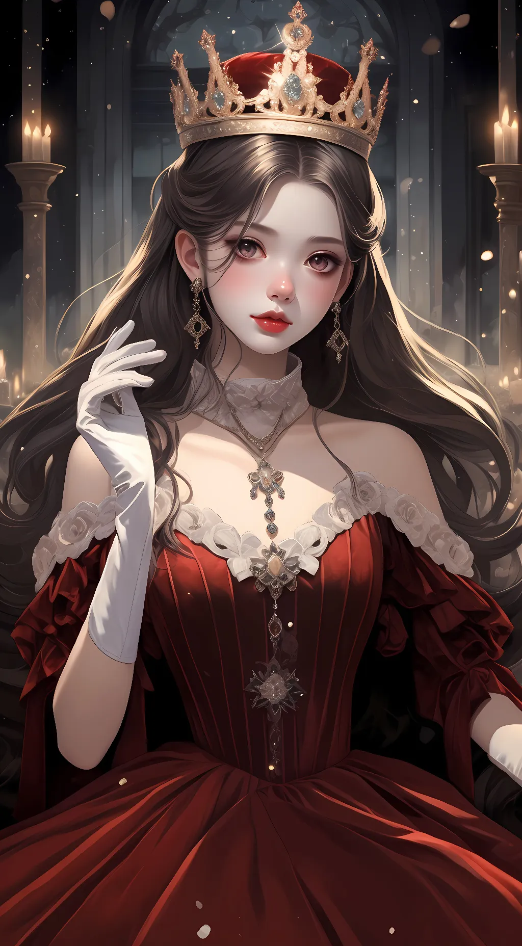 ai character: Mya/princess  background