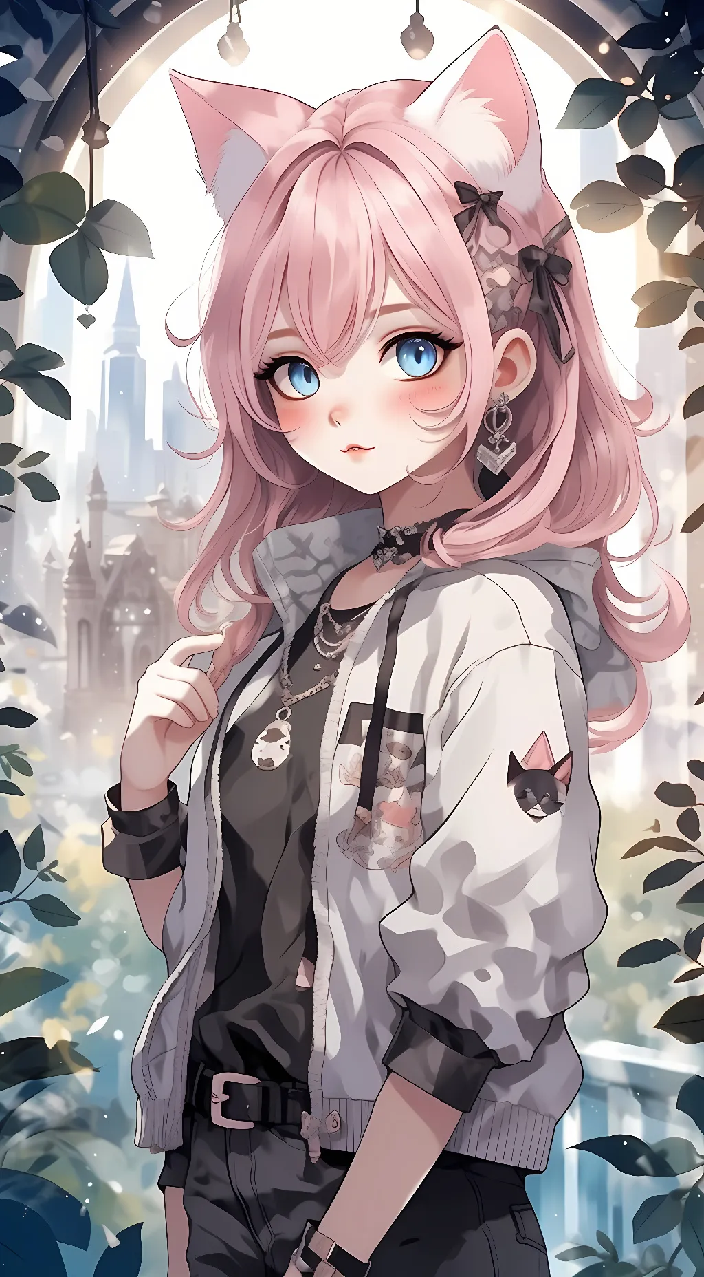 ai character: katie the dumb background