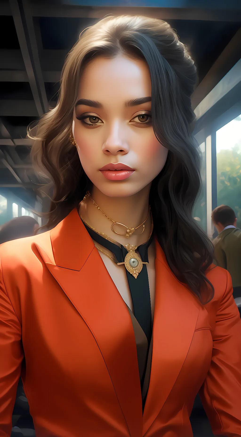 ai character: bar background