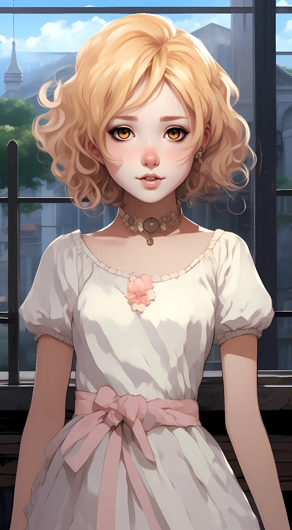 ai character: Susie  background