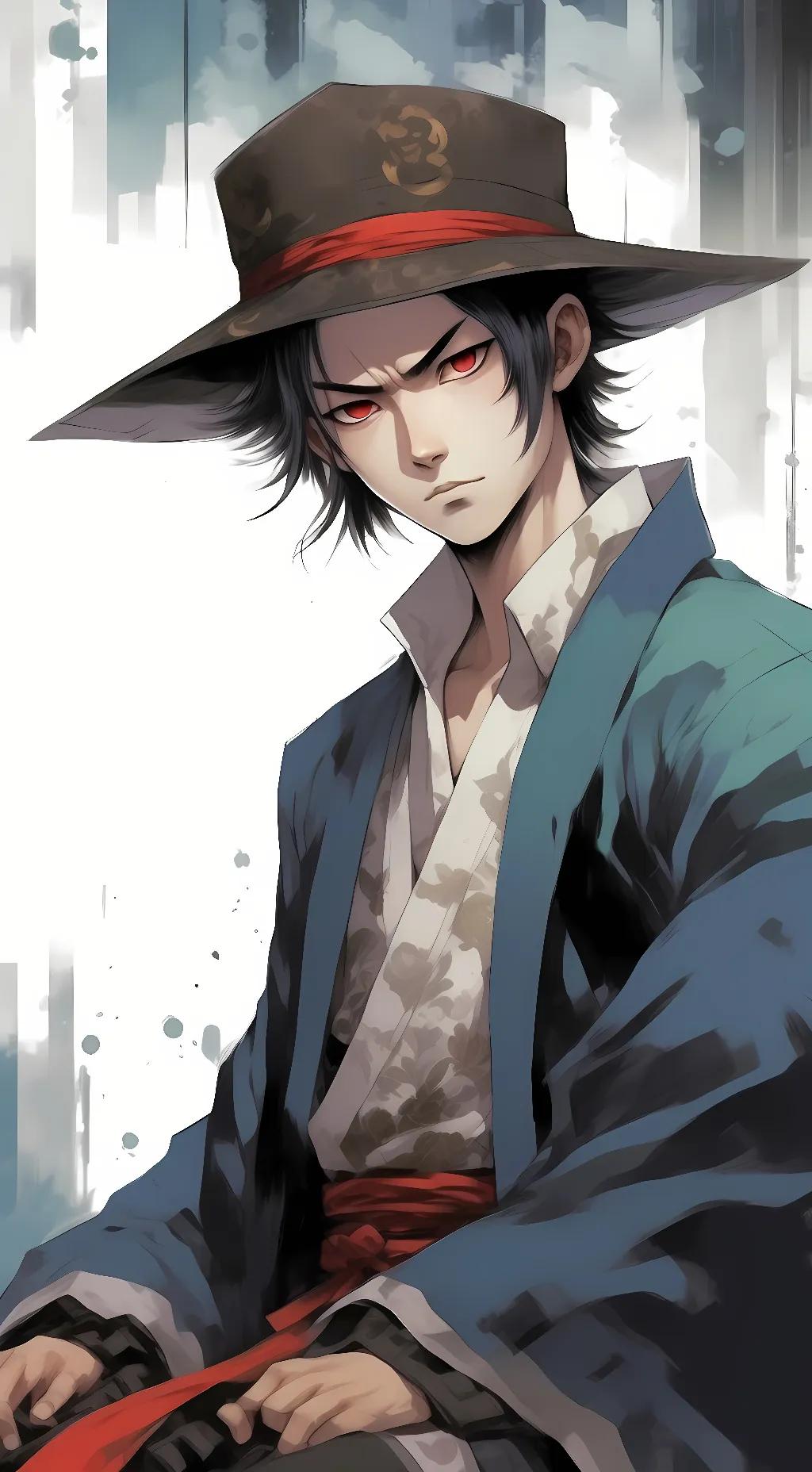 ai character: Muzan Kibutsuji  background