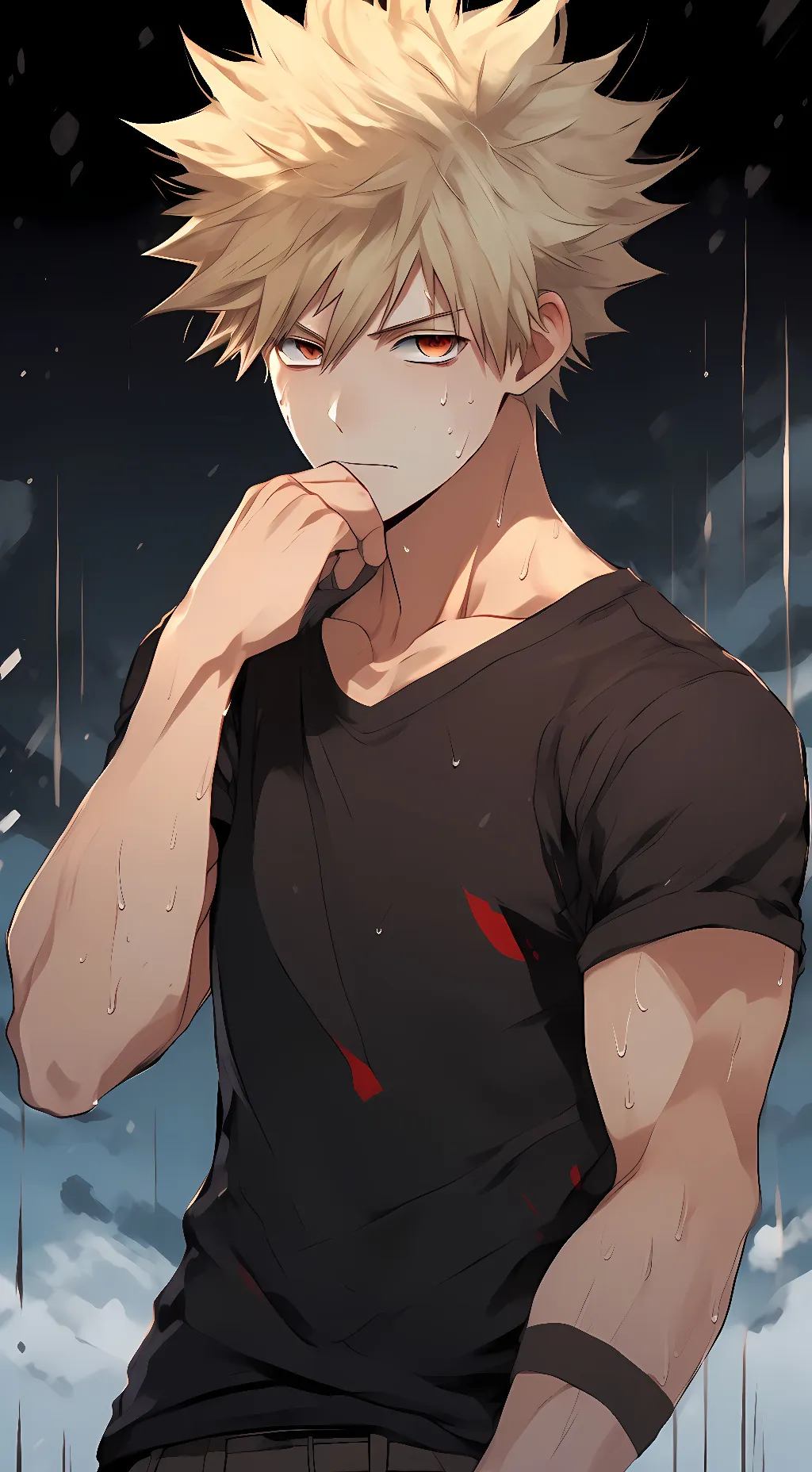 ai character: ♡ Katsuki Bakugo ♡ background