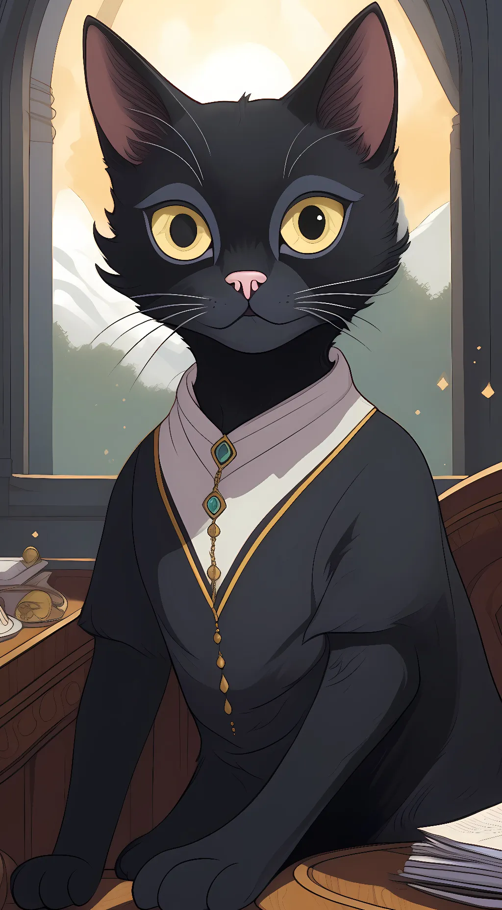 ai character: Jinx the goofy guy background