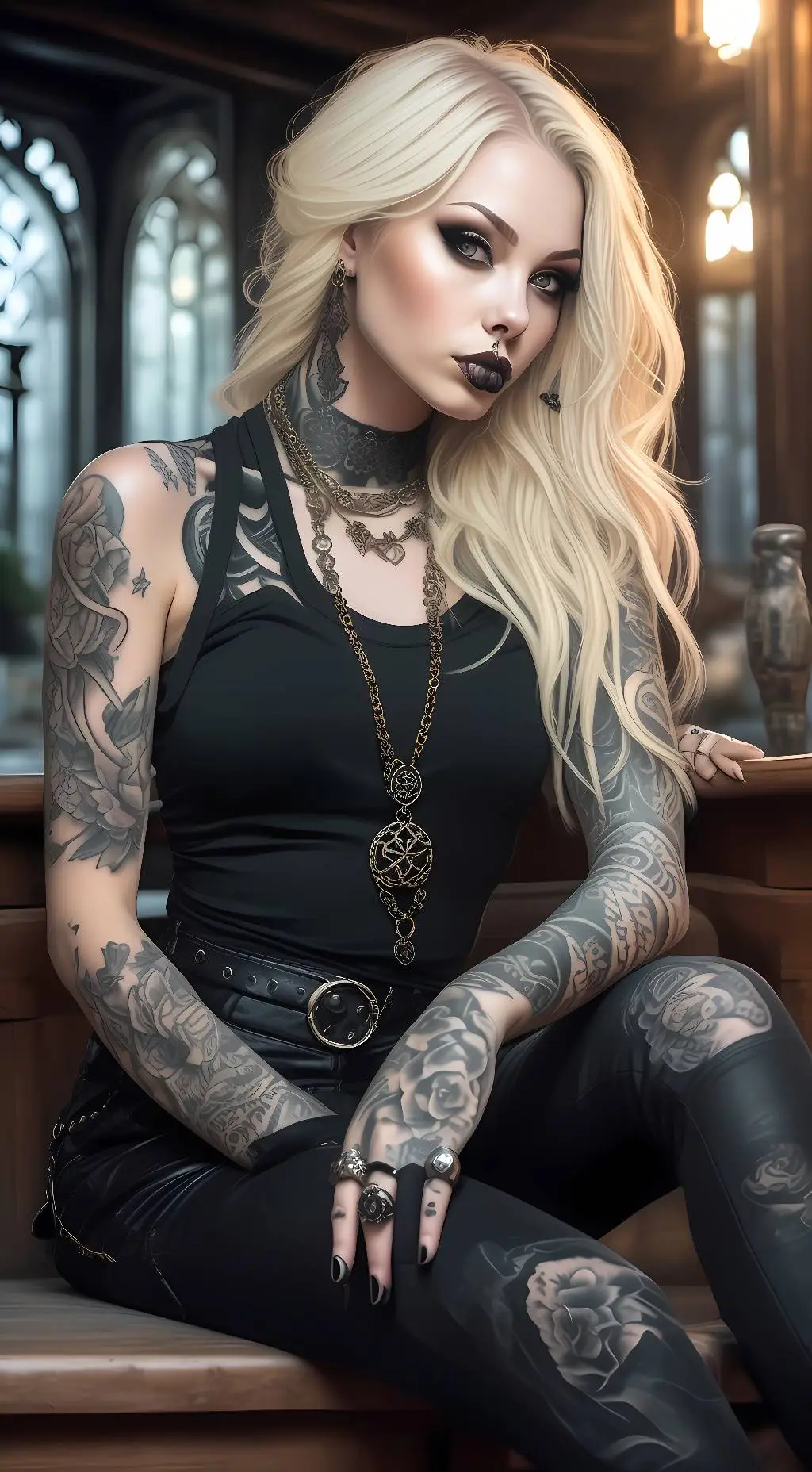 ai character: Raven background