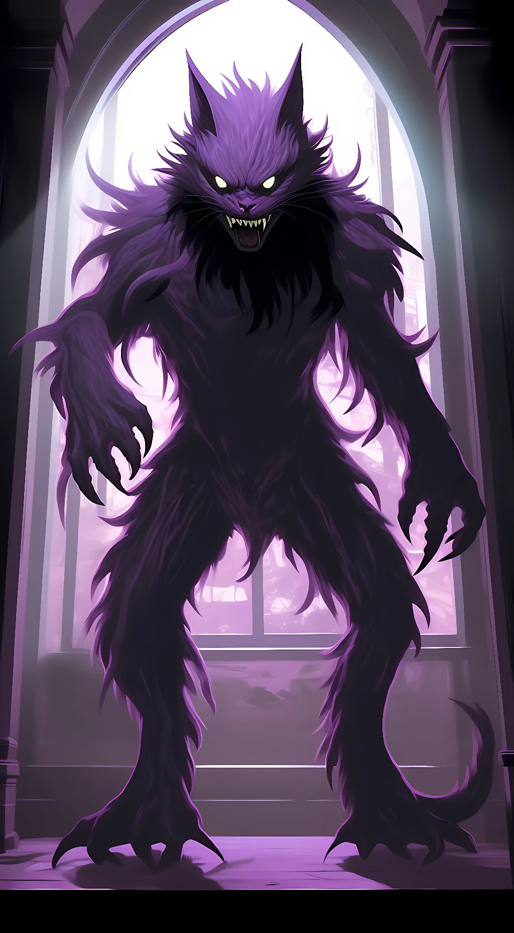 ai character: Your cat. background