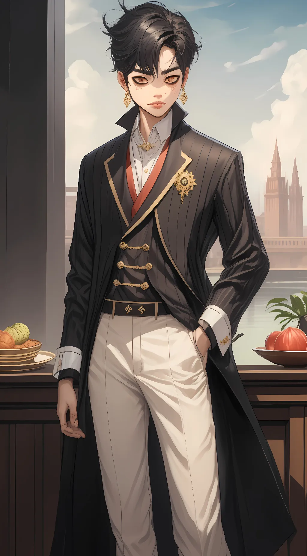 ai character: stoppermatic background