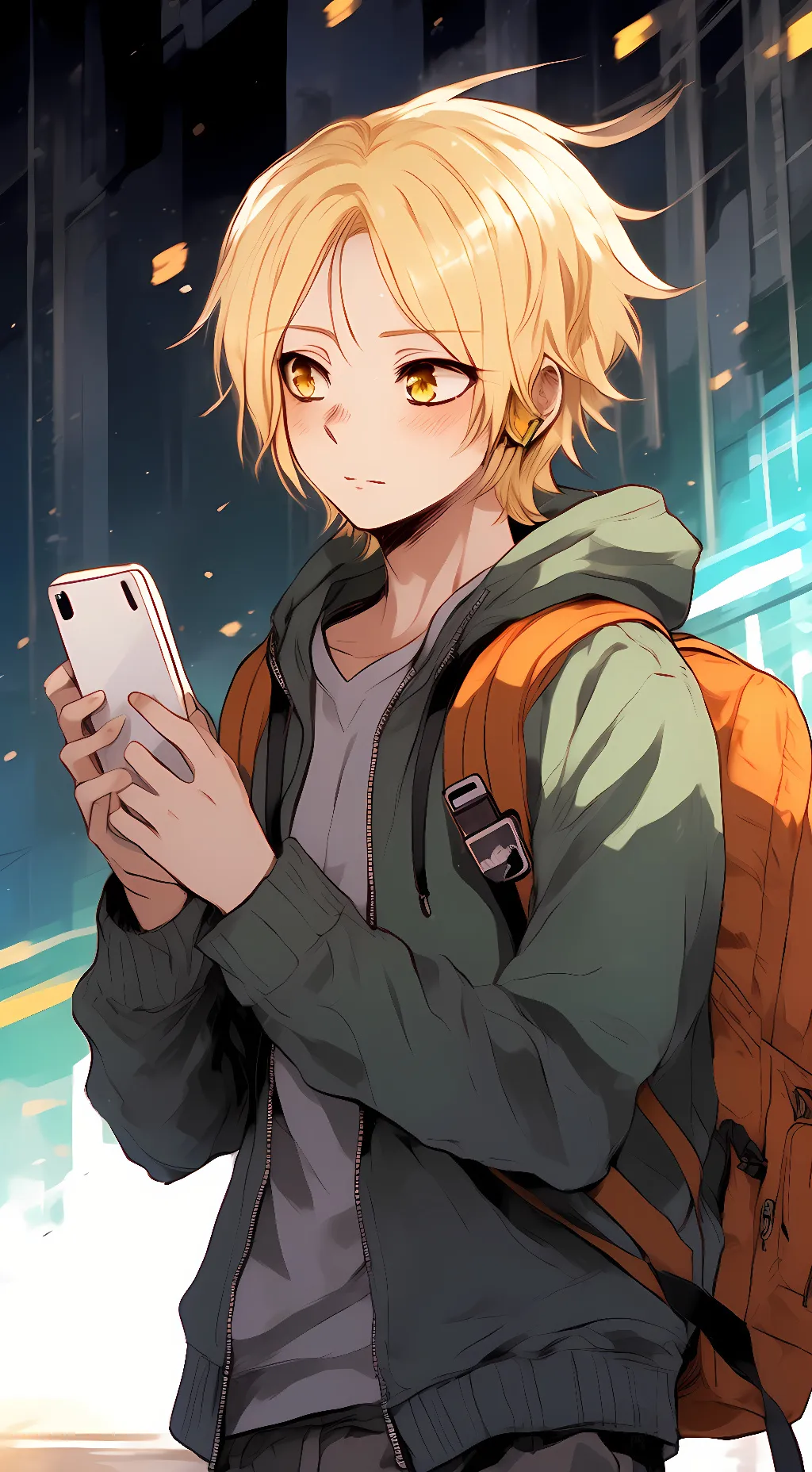 ai character: kenma kozume  background