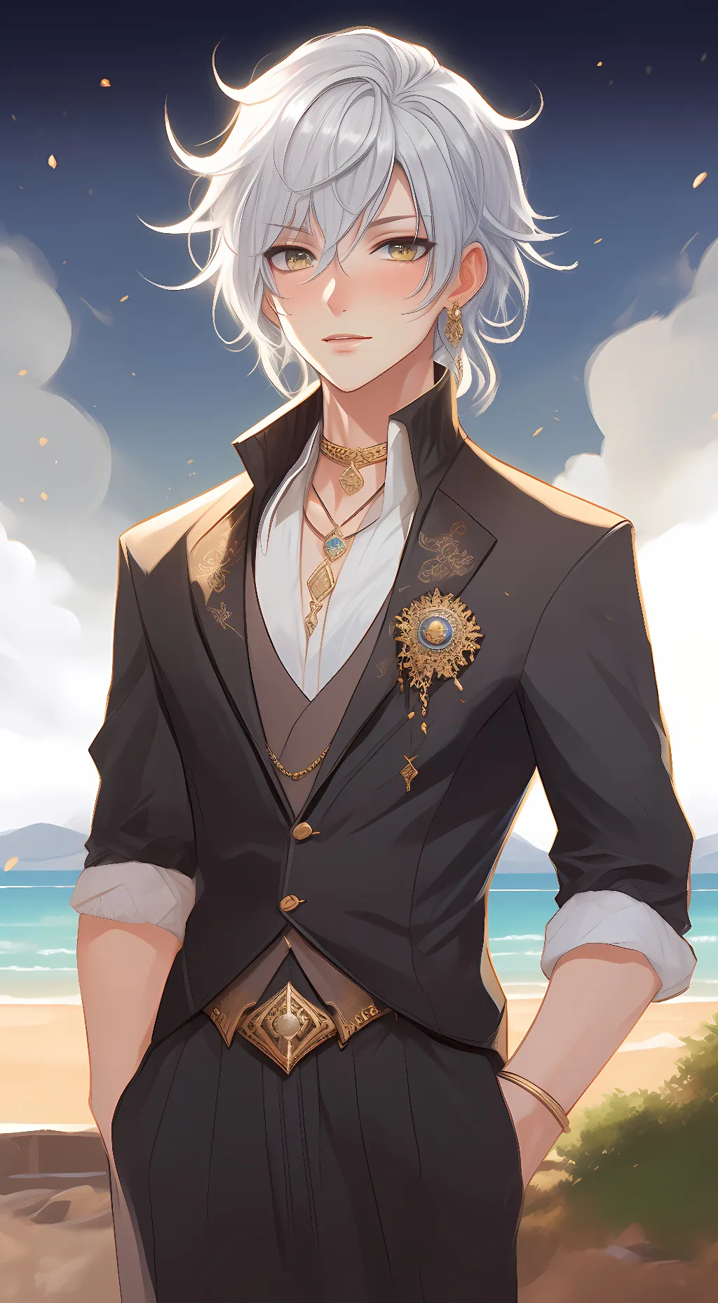 ai character: Leo background