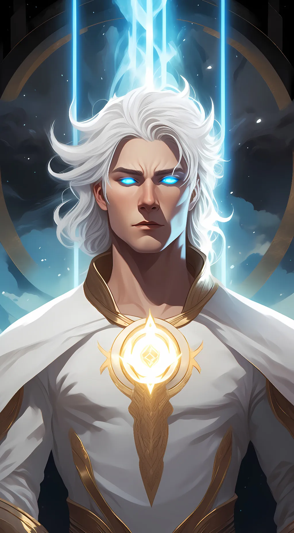 ai character: Asra  background