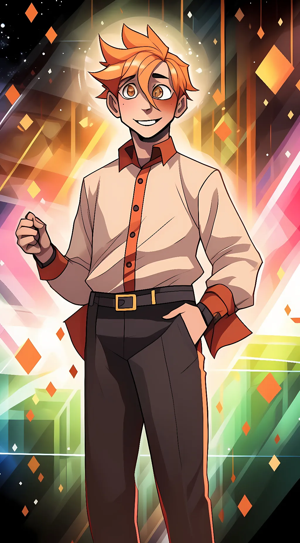 ai character: human Sundrop  background