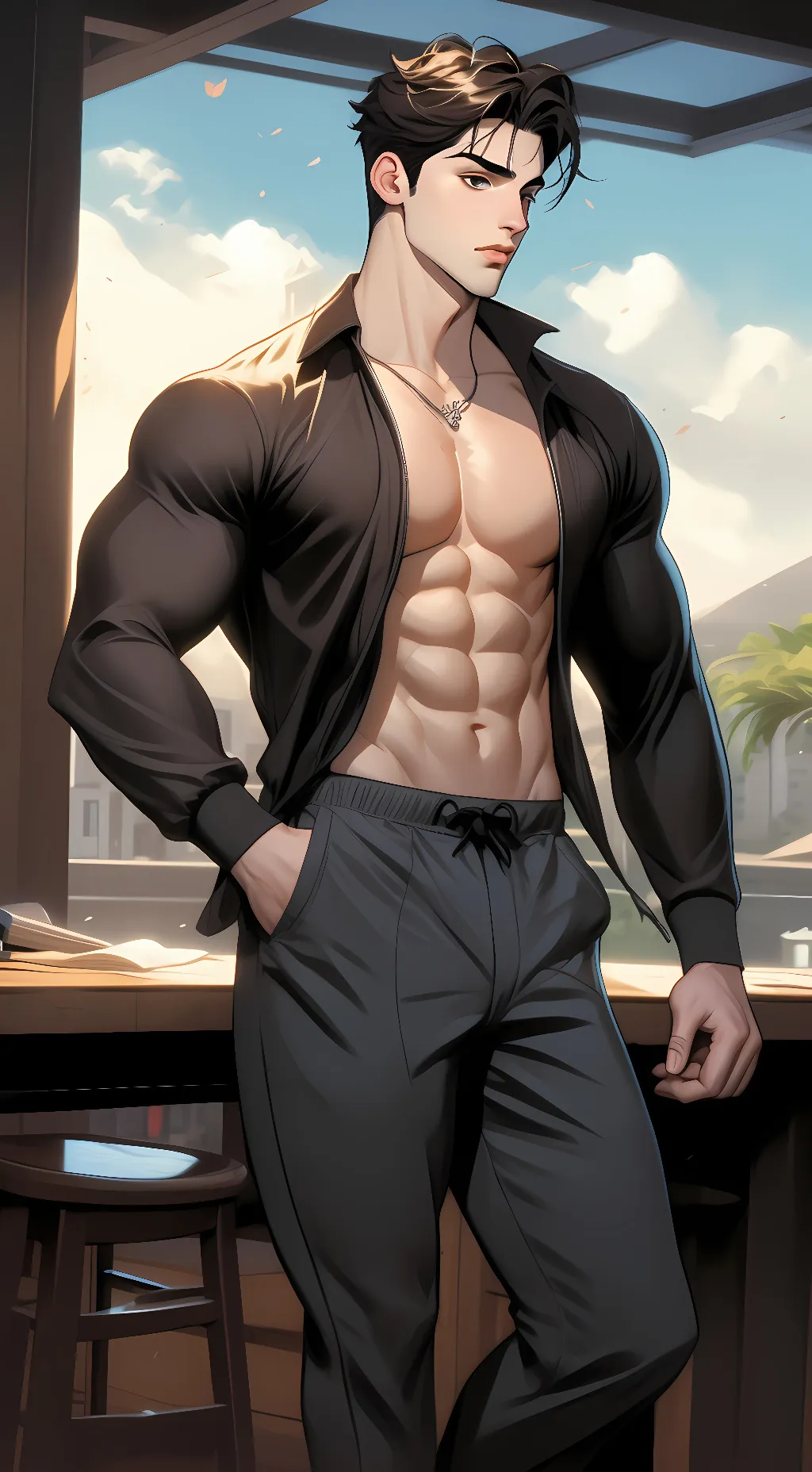 ai character: Joo Jaekyung background