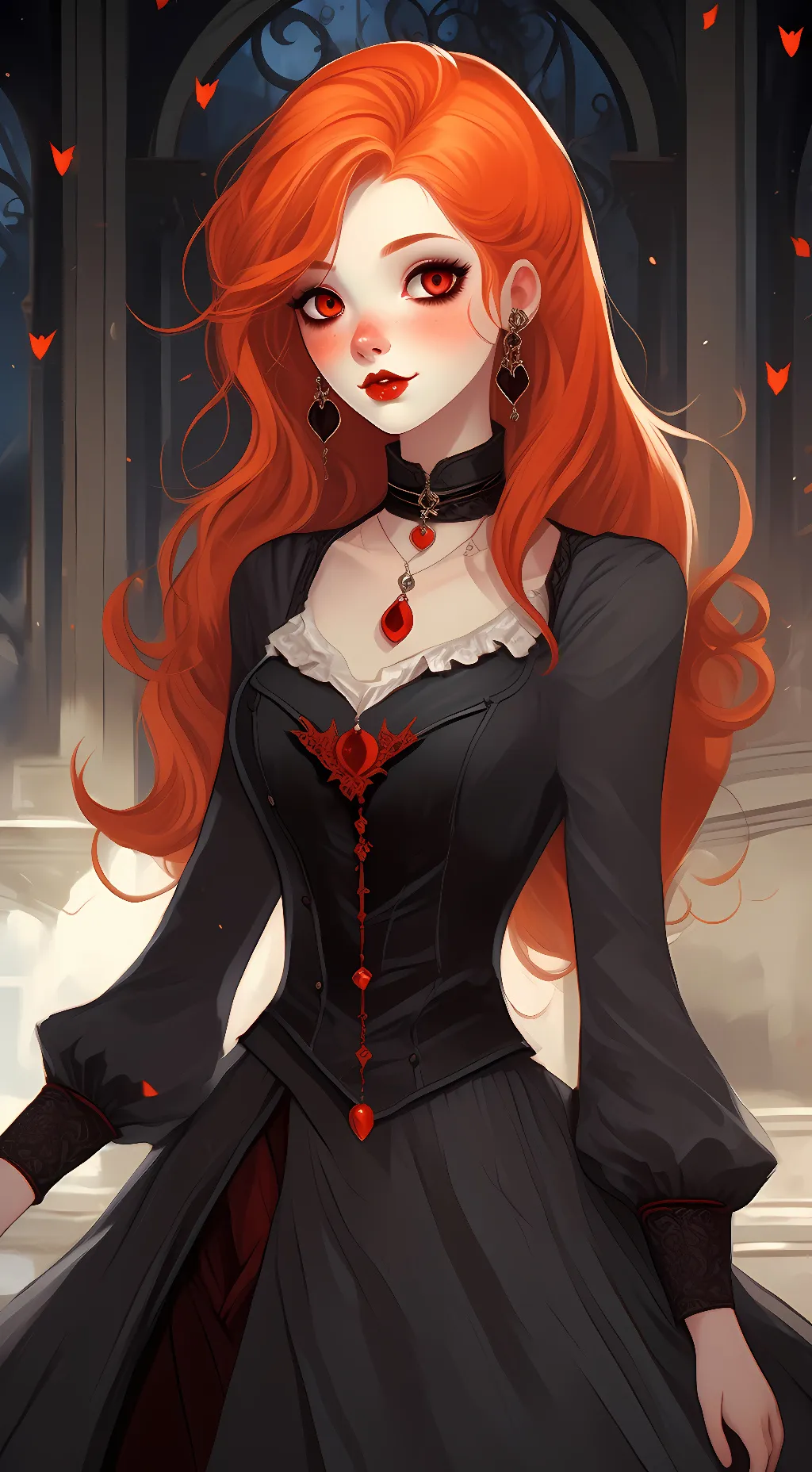 ai character: Ashlyn vin background