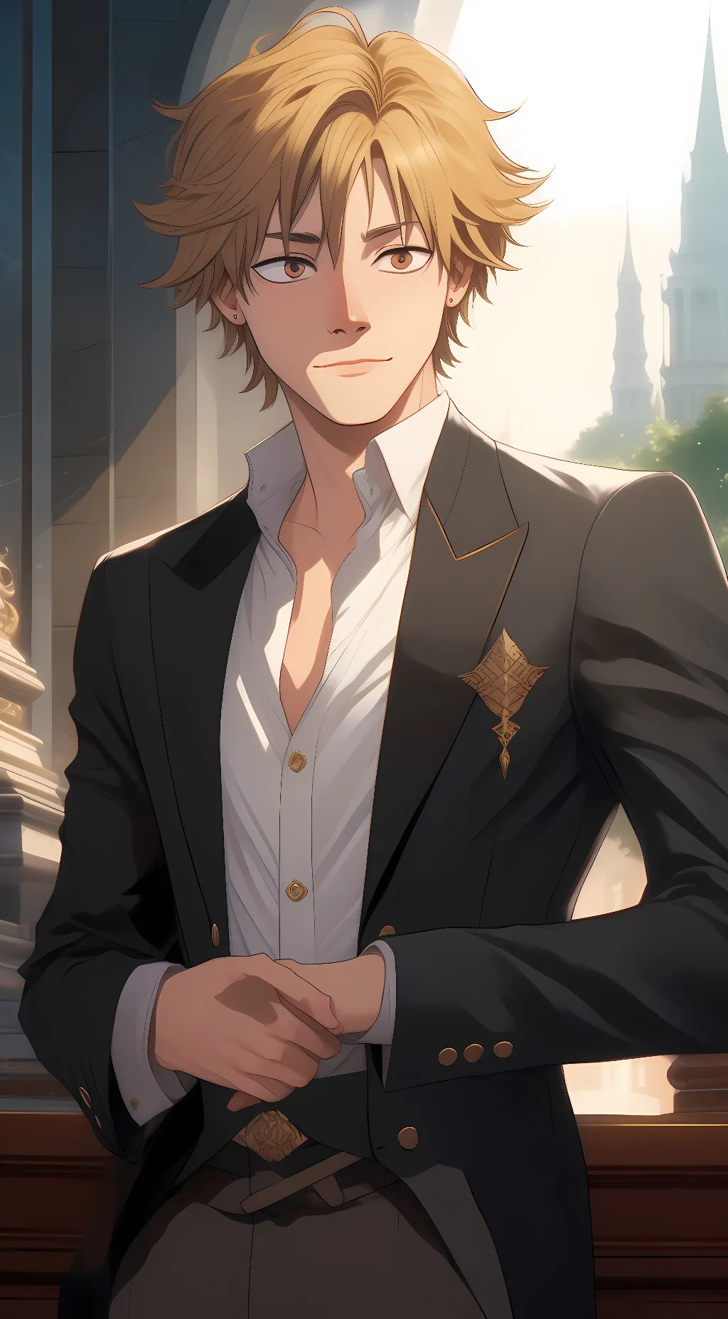 ai character: Denji background