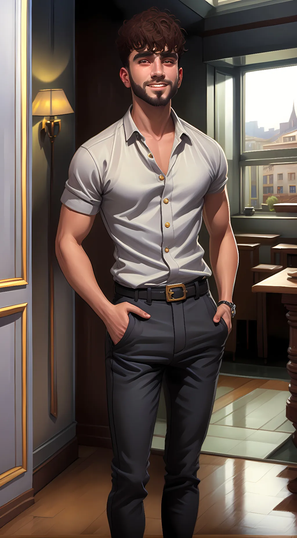 ai character: Saif  background