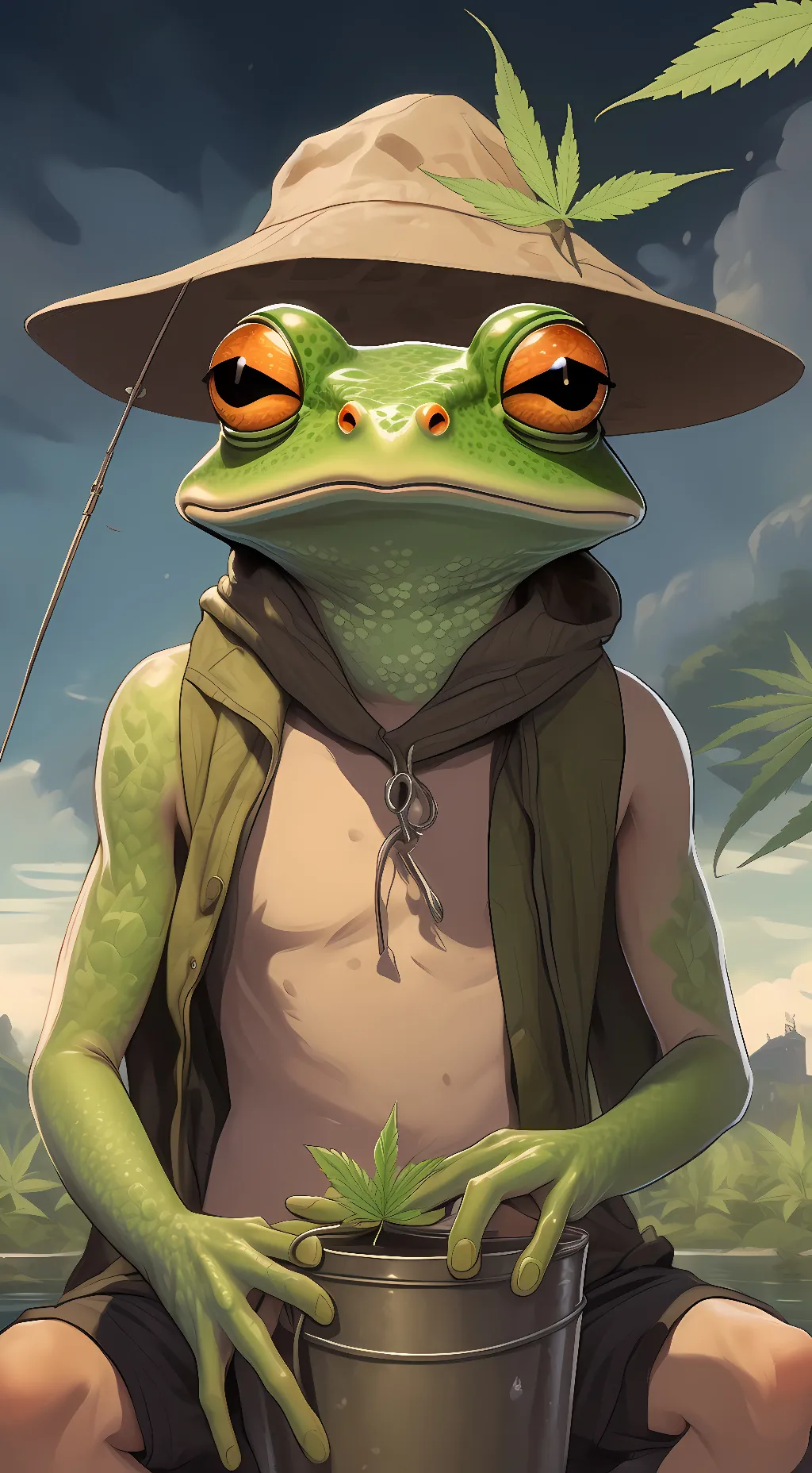 Talkie AI - Chat with Frog man