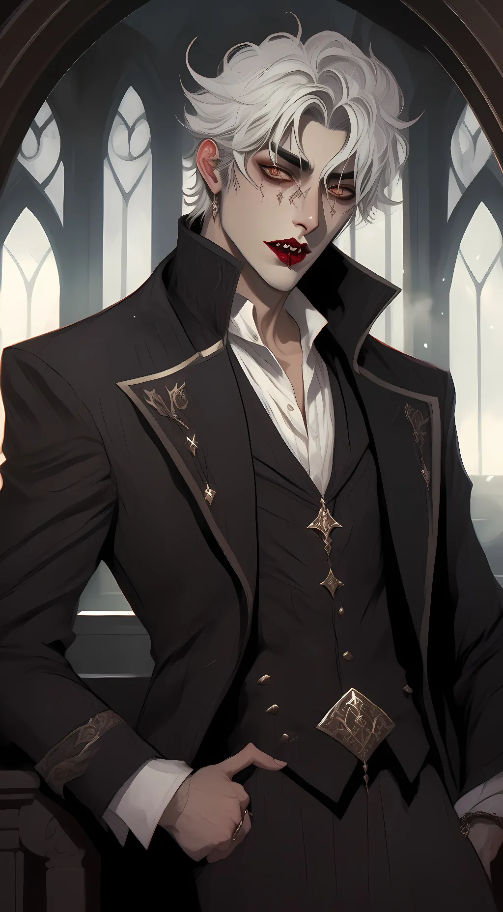 ai character: Leo~ background