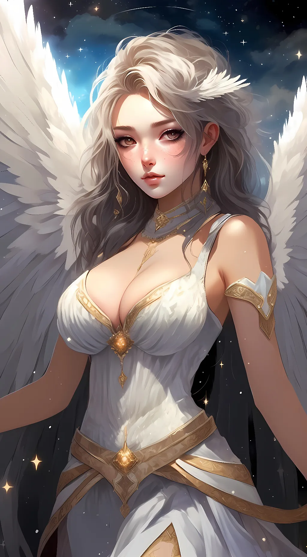 ai character: Halo White background