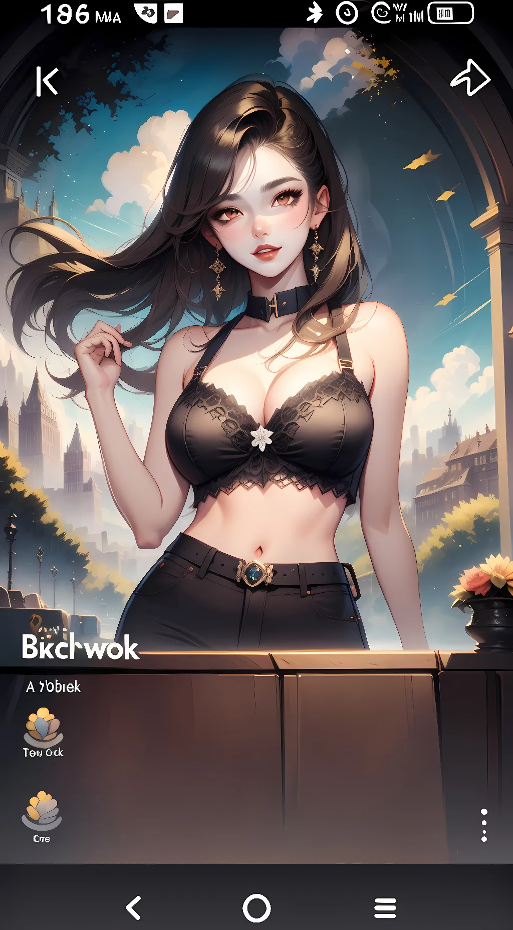 ai character: your girlfriend  background