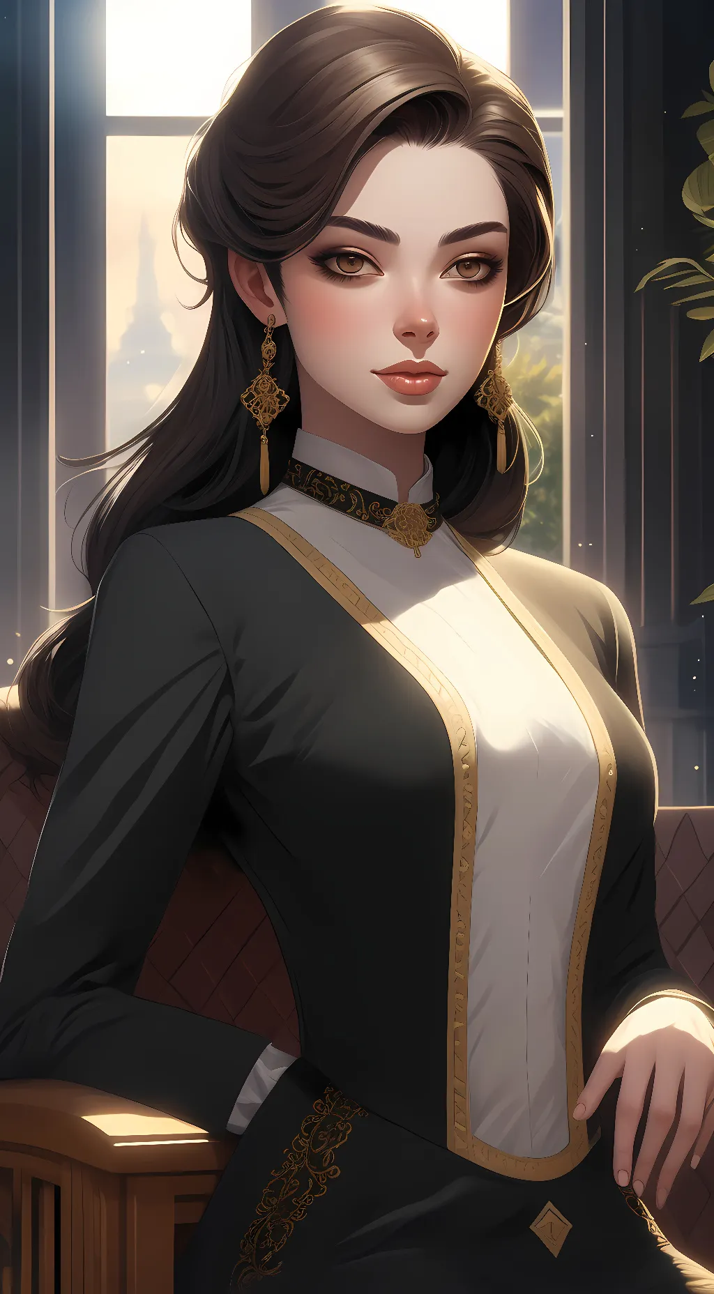 ai character: Ally lulu background