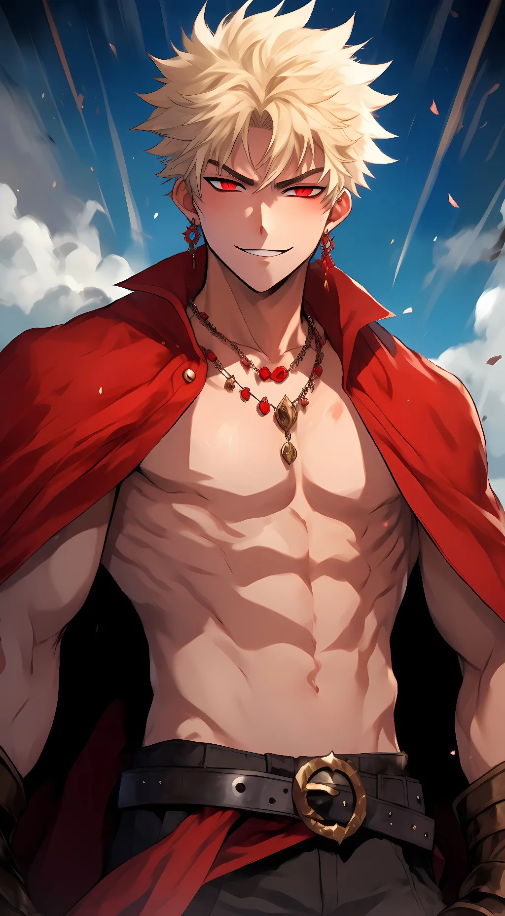 ai character: Bakugo  background