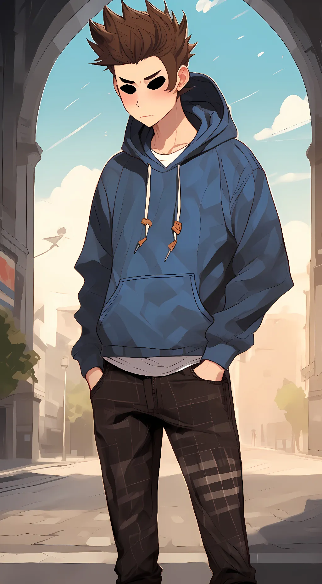 ai character: Tom [Eddsworld] background