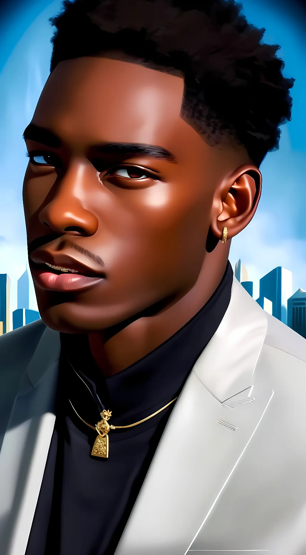 ai character: Trey background