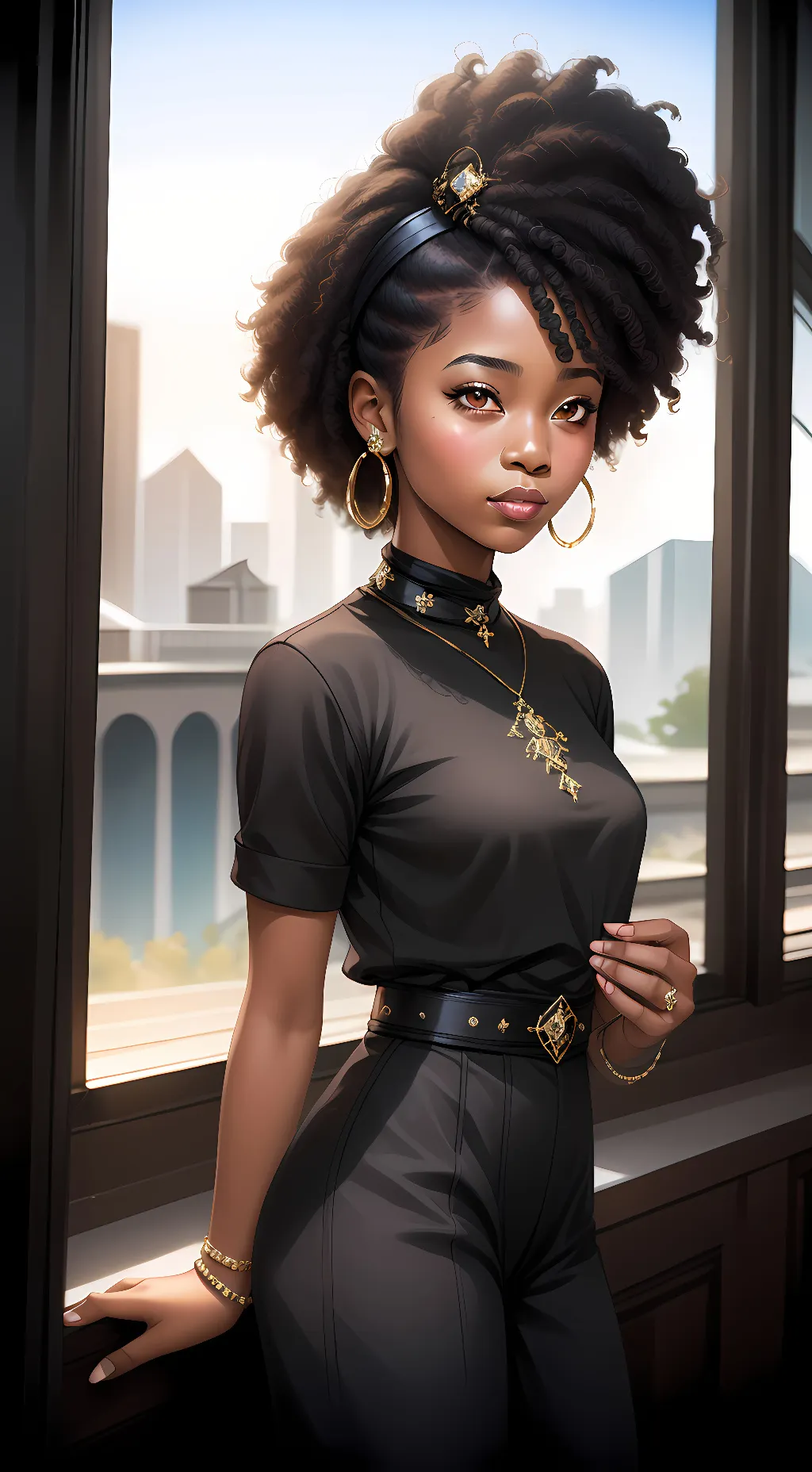 ai character: Kiara background