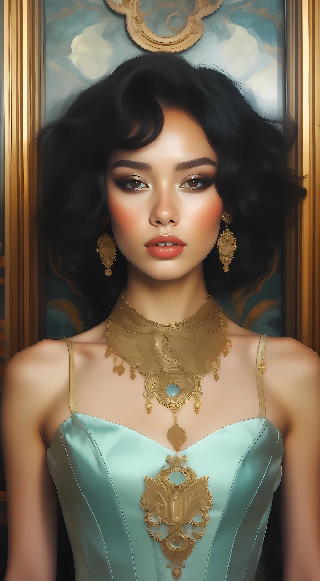 ai character: Kaii-san  background