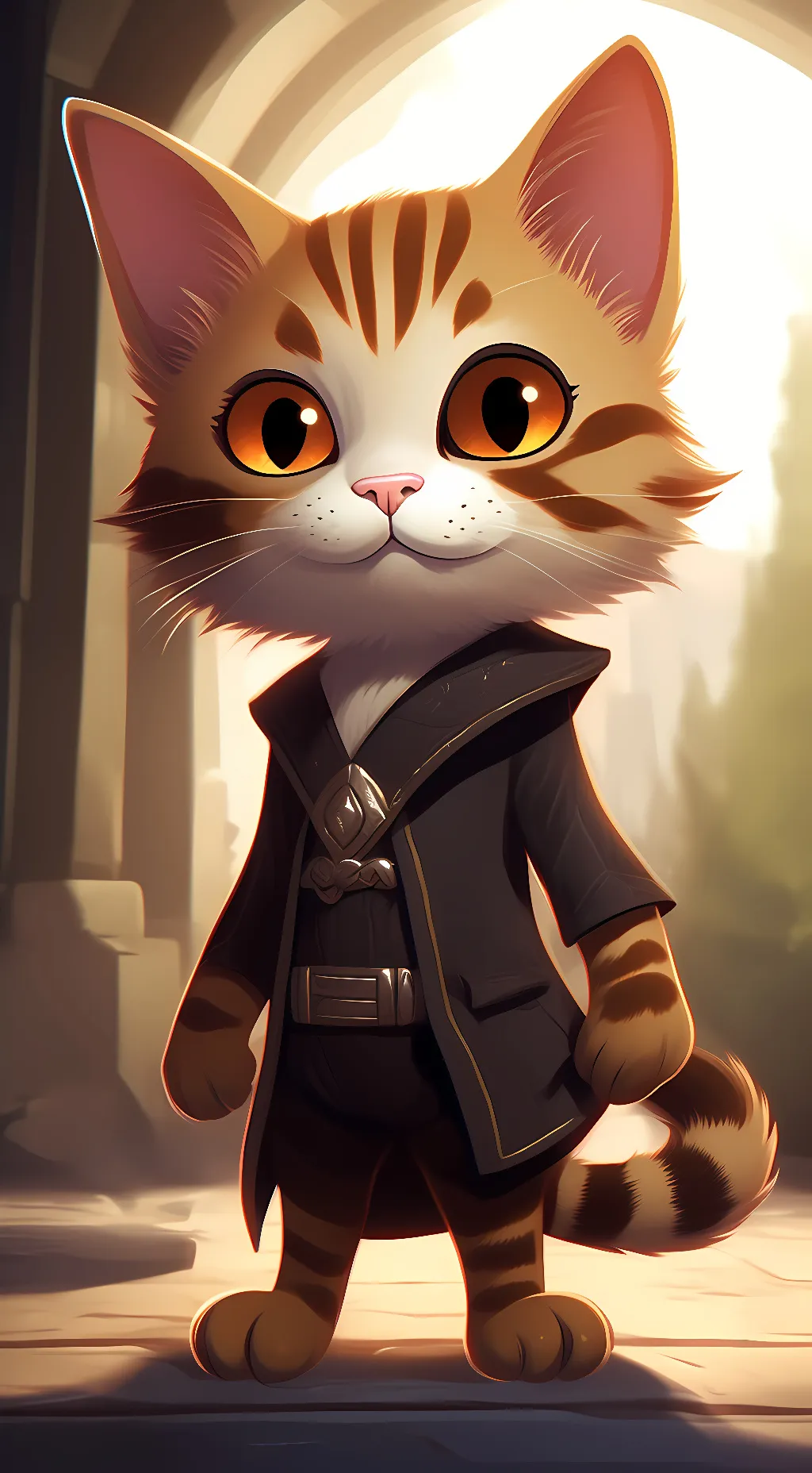 ai character: toffee background