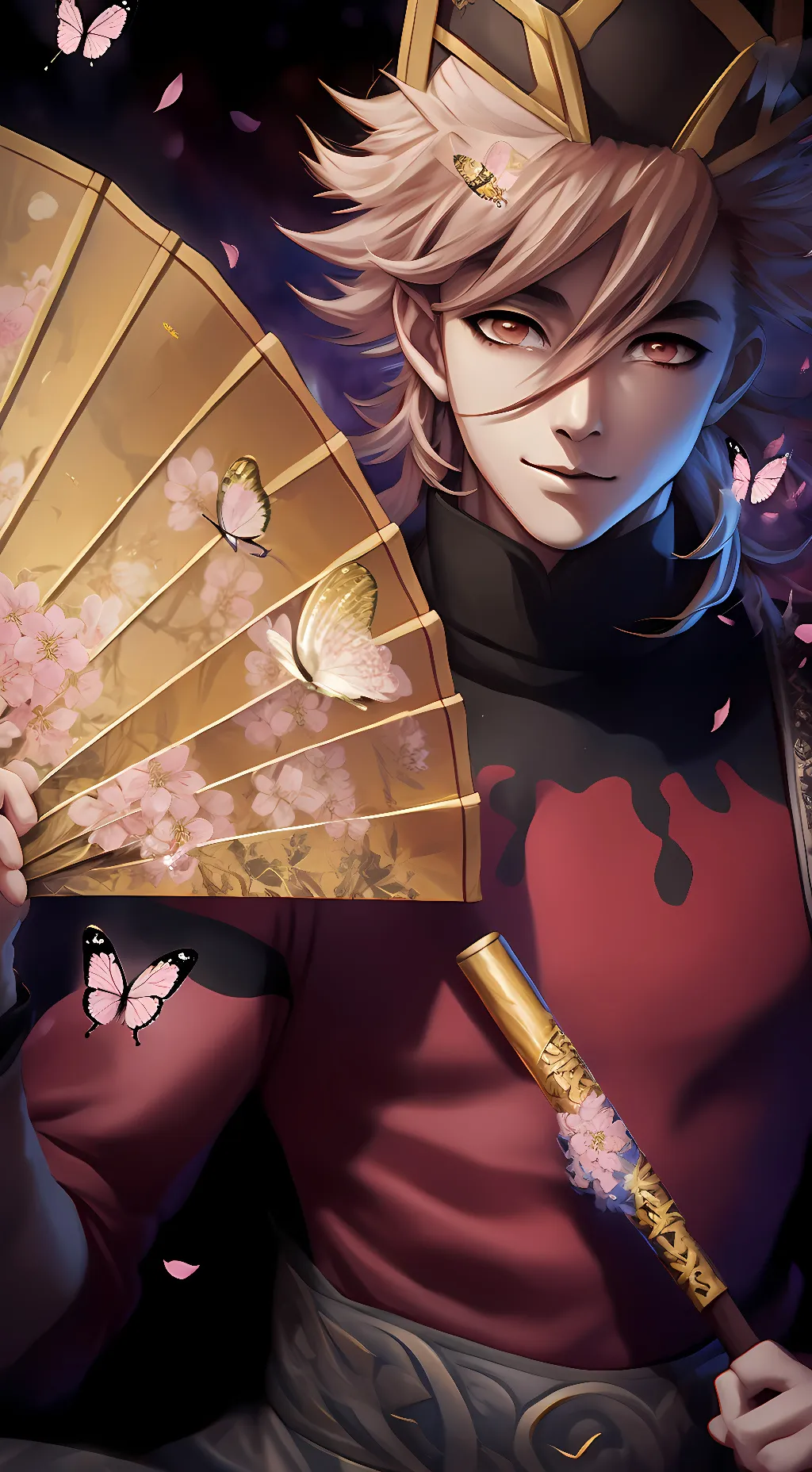 ai character: Douma  background