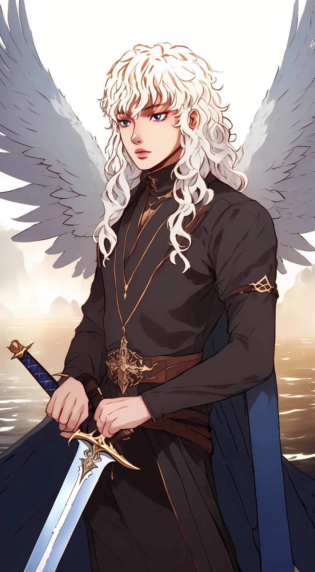 ai character: Griffith  background