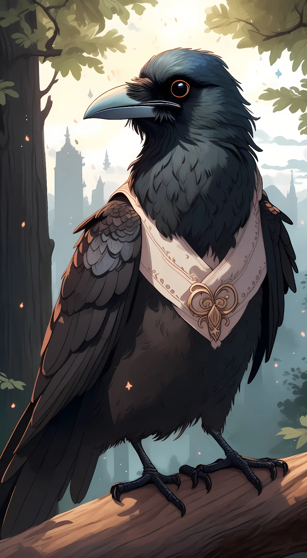 ai character: Raven background