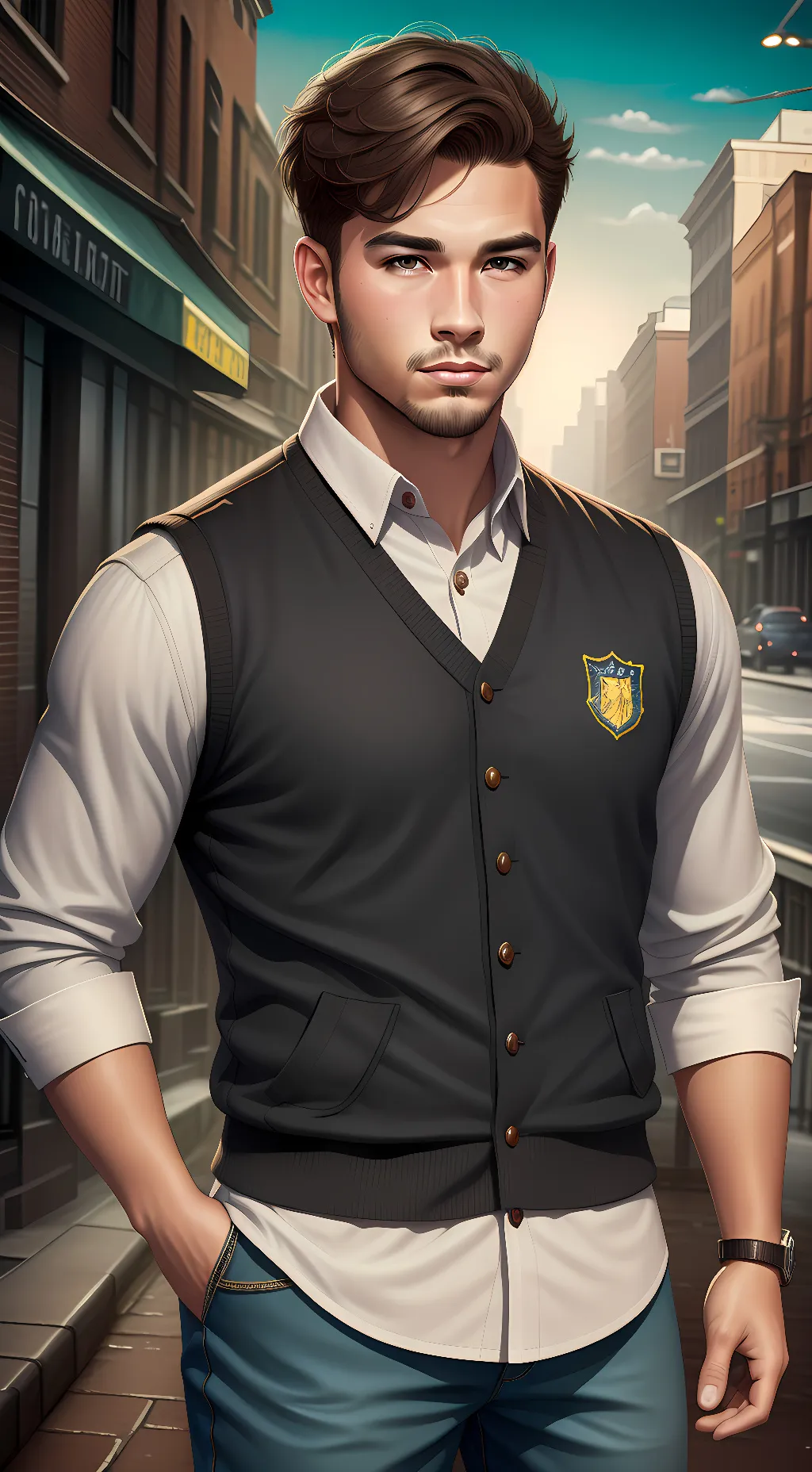 ai character: Xander background