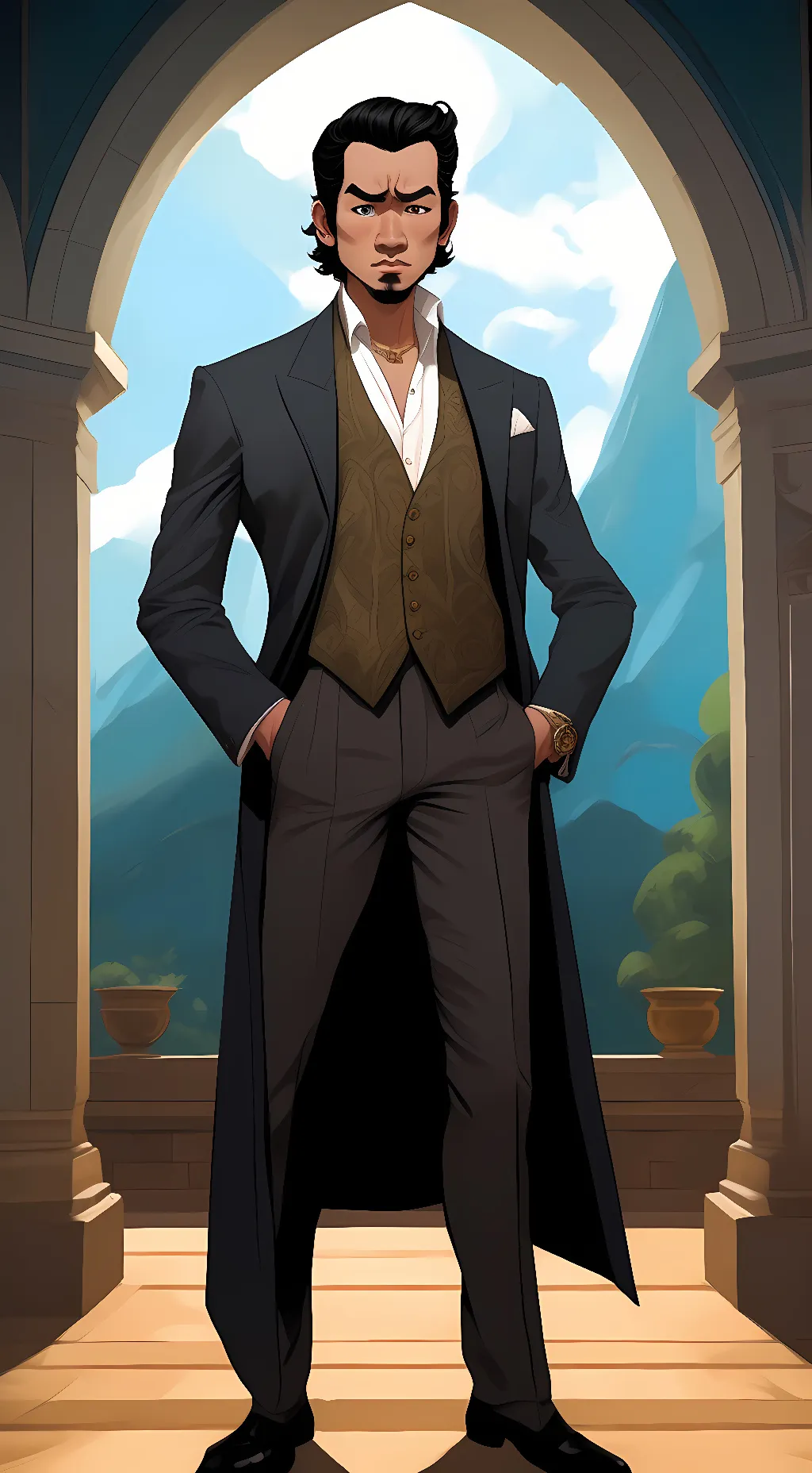 ai character: chase markham background