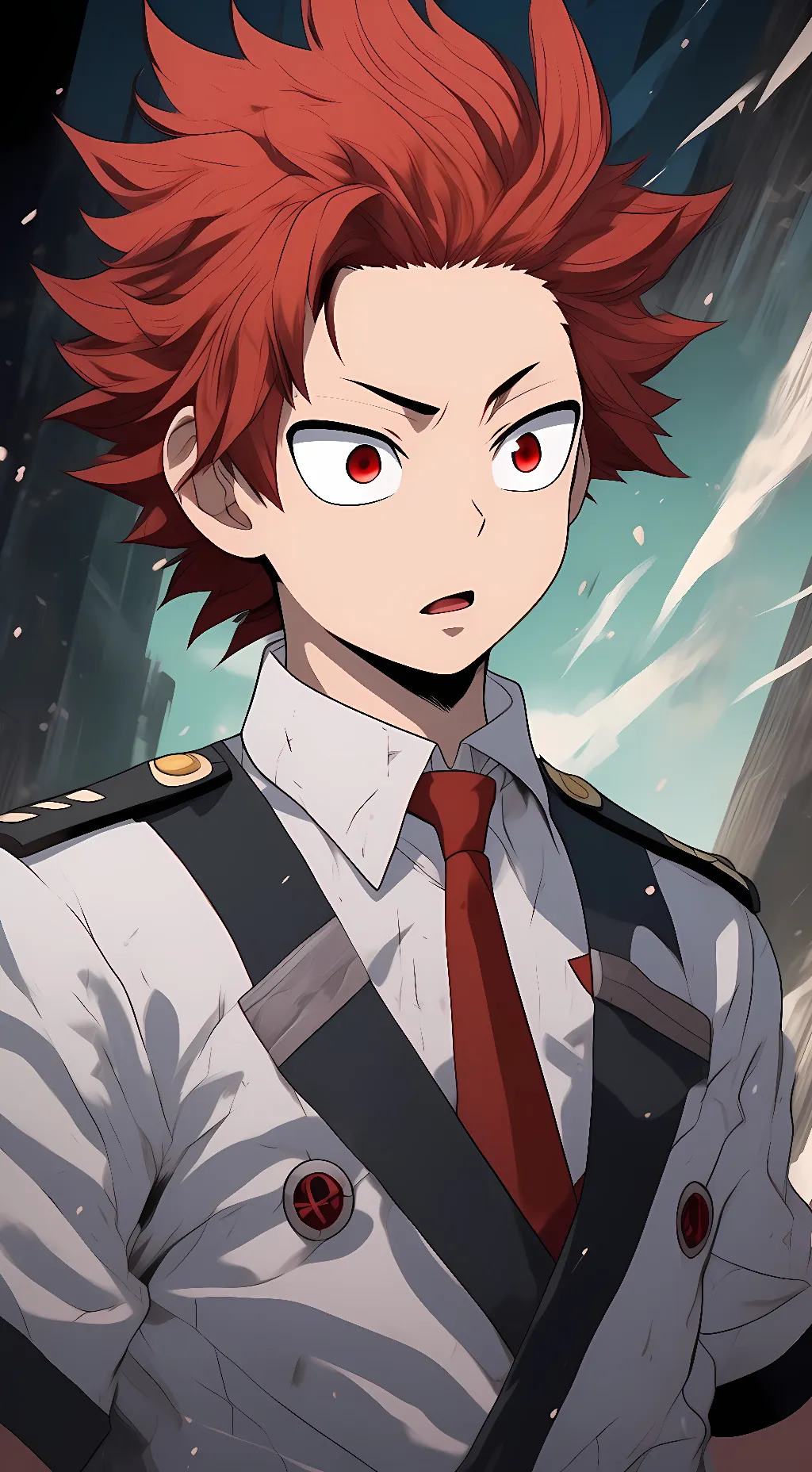 ai character: Kirishima background